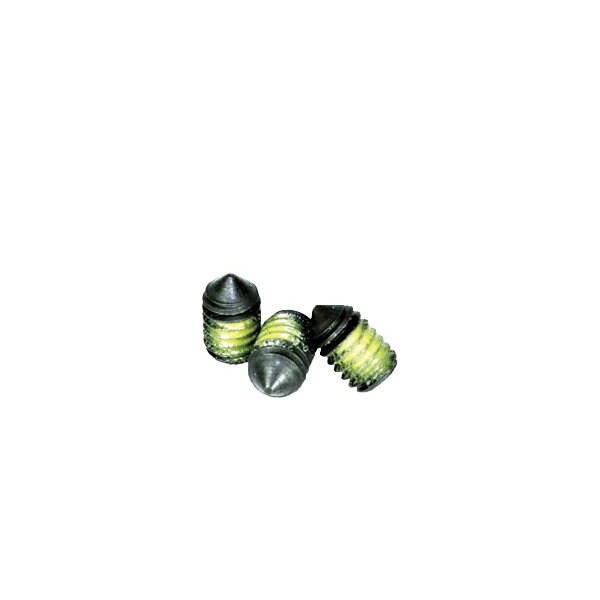 Newport Fasteners Nylon Patch Socket Set Screws Cone Point, 5/16-18 x 3/8", Alloy Steel, Black Oxide, 100PK 622639-100 - main